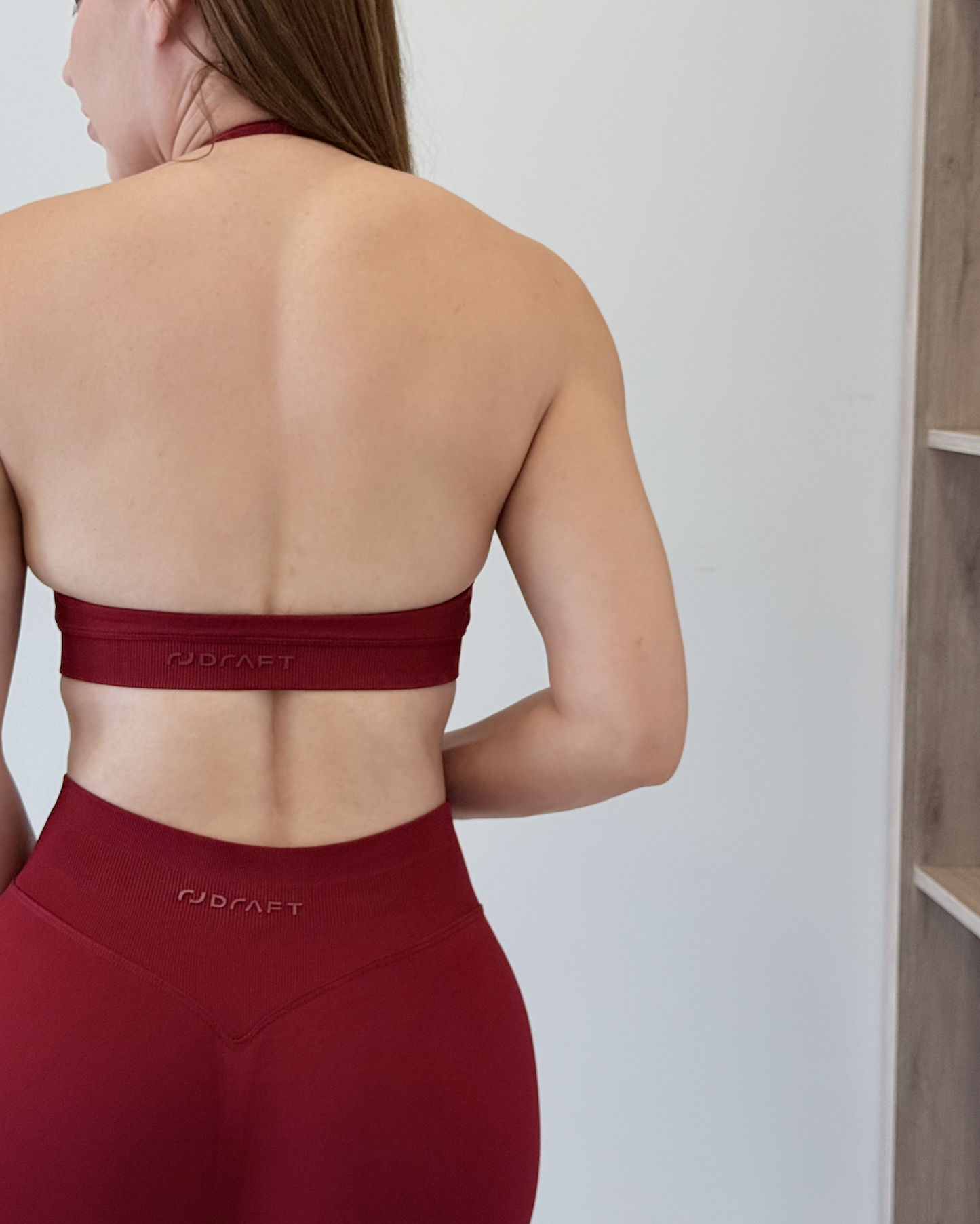 KINETIC MINI SHORT IN WINE RED