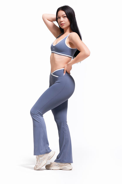 HALO FLARE PANTS BLUE GRAY