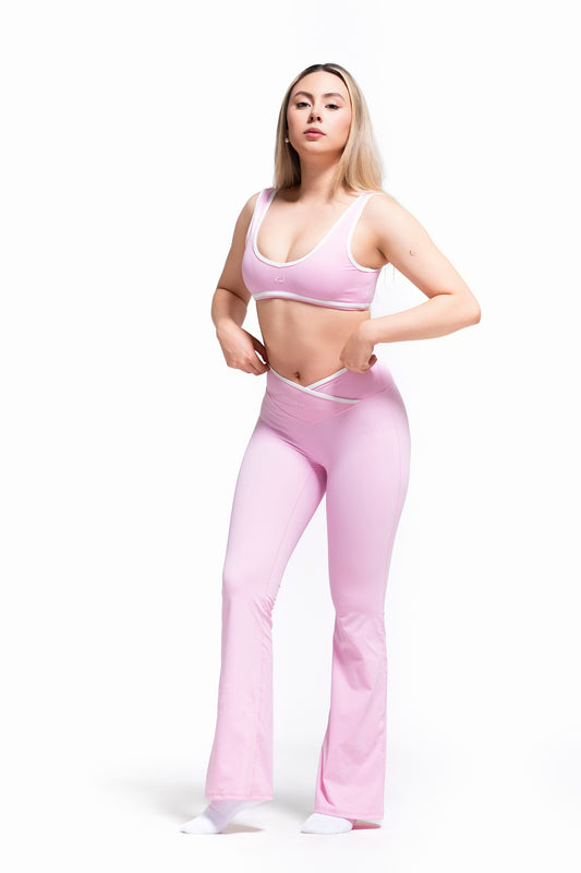 HALO FLARE PANTS CHERRY PINK