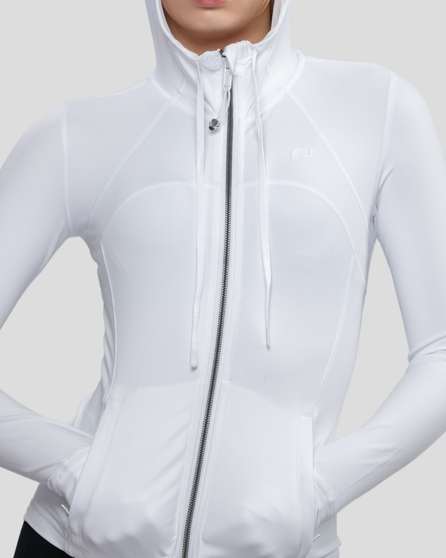 ALPHA-SERIES JACKET TOP IN SOFT WHITE