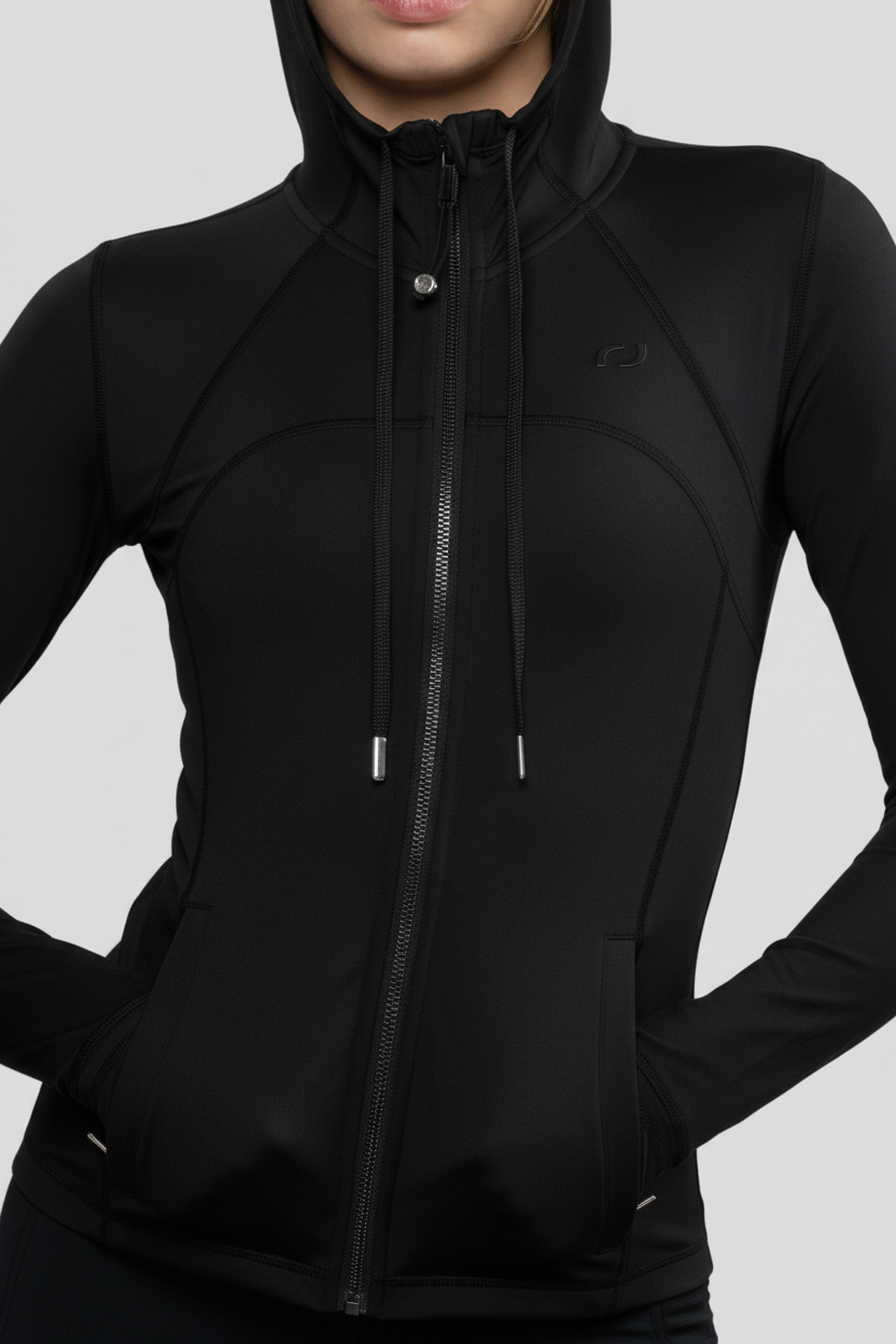 ALPHA-SERIES JACKET TOP IN SOFT WHITE