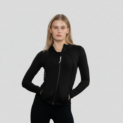 ALPHA-SERIES JACKET TOP IN SOFT WHITE