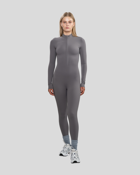 JUMPSUIT IN STONE GREY